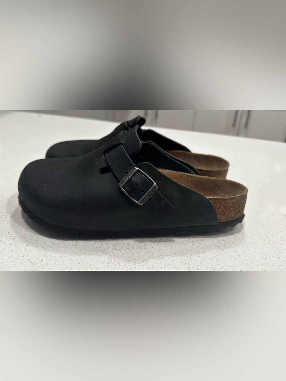 🖤 Birkenstock Boston Leather Clogs – Black